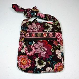 Vera Bradley Floral Print Crossbody Bag Purse